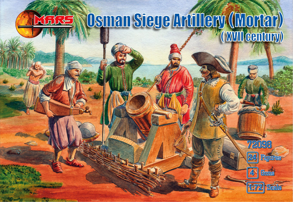 Mars MAR72098 1:72 Osman Siege Artillery