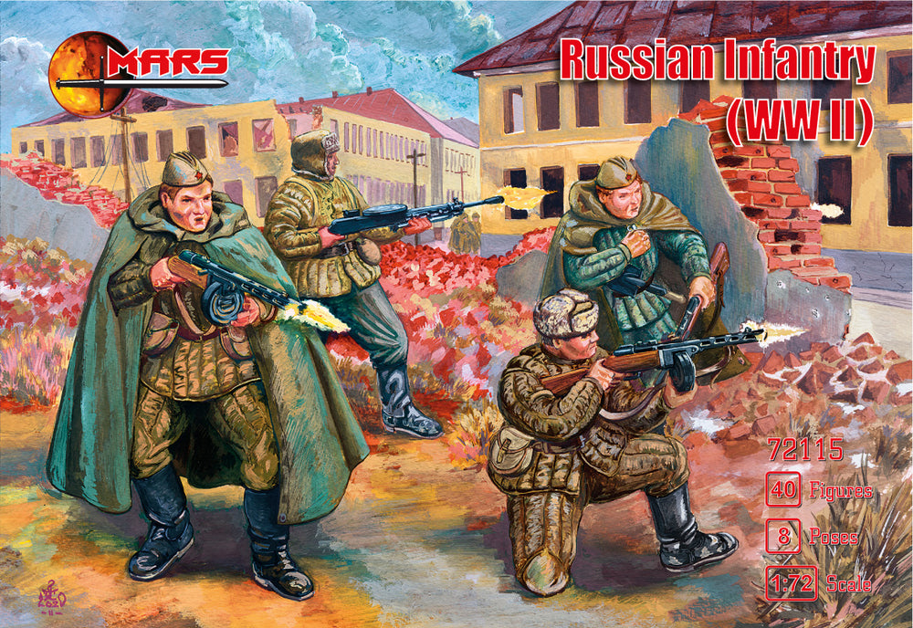 Mars MAR72115 1:72 Russian Infantry WWII