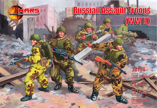 Mars MAR72116 1:72 Russian Assault Troops WWII