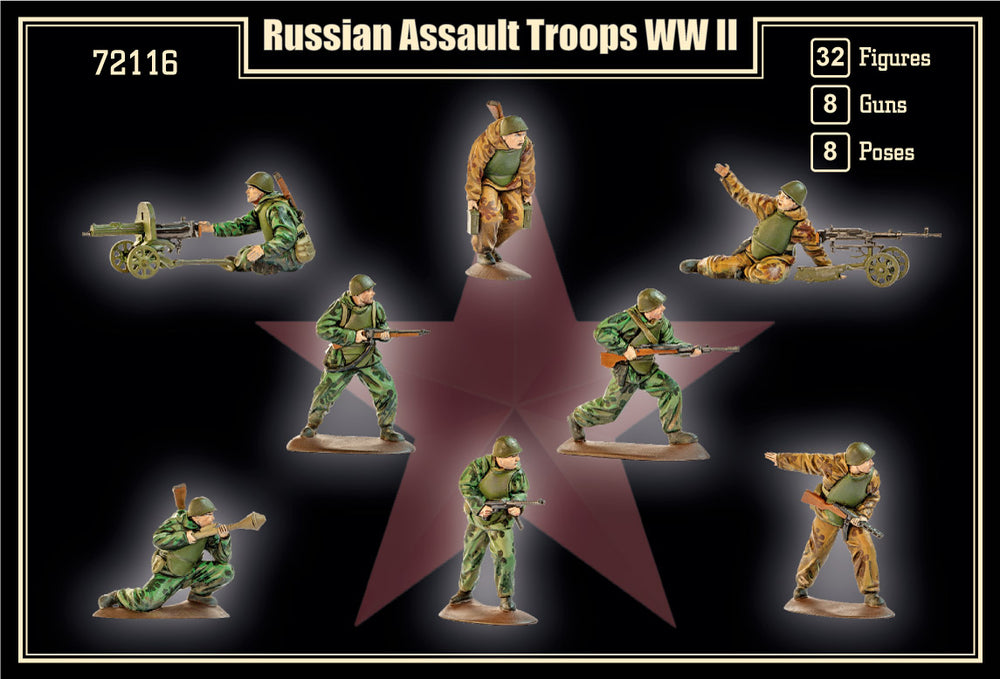 Mars MAR72116 1:72 Russian Assault Troops WWII