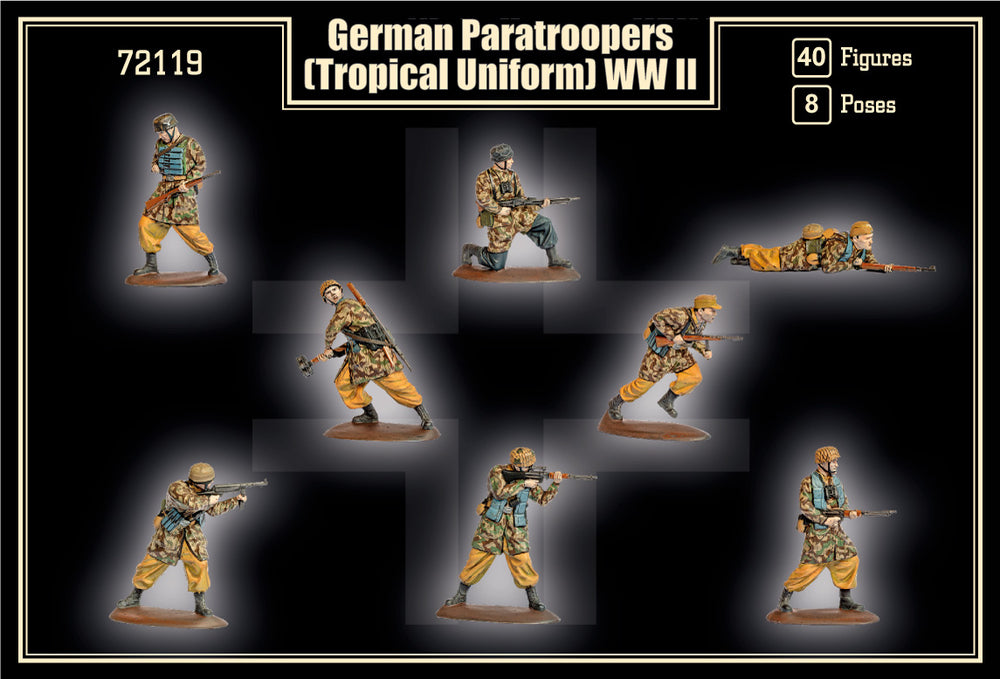 Mars MAR72119 1:72 German Paratroopers in tropical uniform