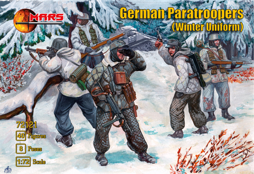 Mars MAR72121 1:72 German Paratroopers winter uniform.