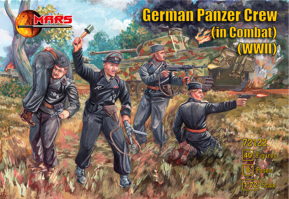 Mars MAR72122 1:72 German Panzer crew in combat