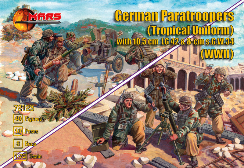 Mars MAR72123 1:72 German Paratroopers