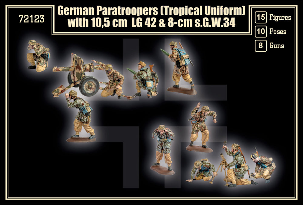 Mars MAR72123 1:72 German Paratroopers