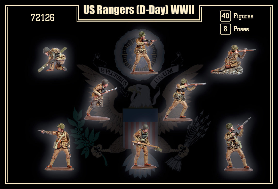 Mars MAR72126 1:72 U.S Rangers at D-Day