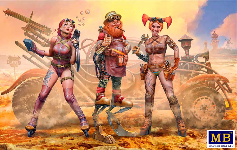 Master Box MAS24081 1:24 Post-apocalyptic series