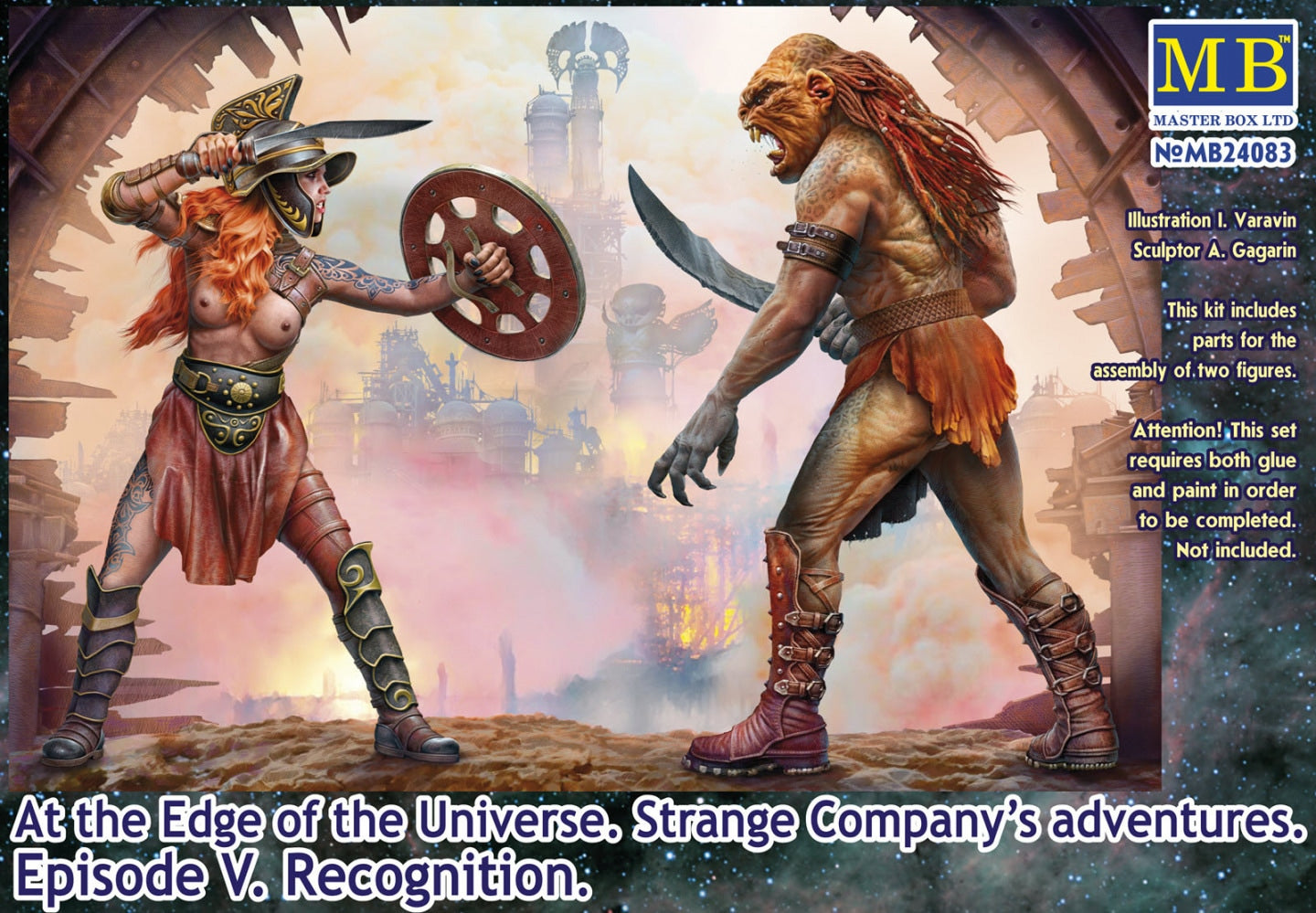 Master Box MAS24083 1:24 Episode V Recognition, Strange Company's adventures