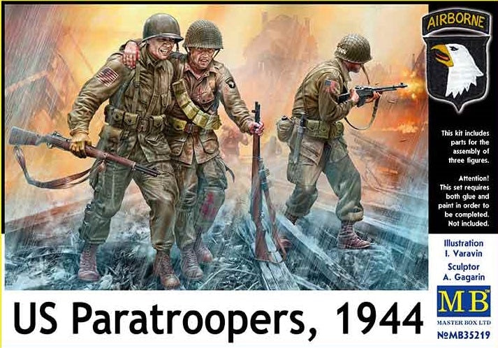 Master Box MAS35219 1:35 US Paratroopers 1944
