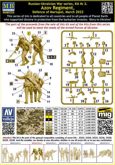 Master Box MAS35224 1:35 Azov Regiment, Defence of Mariupol, March 2022