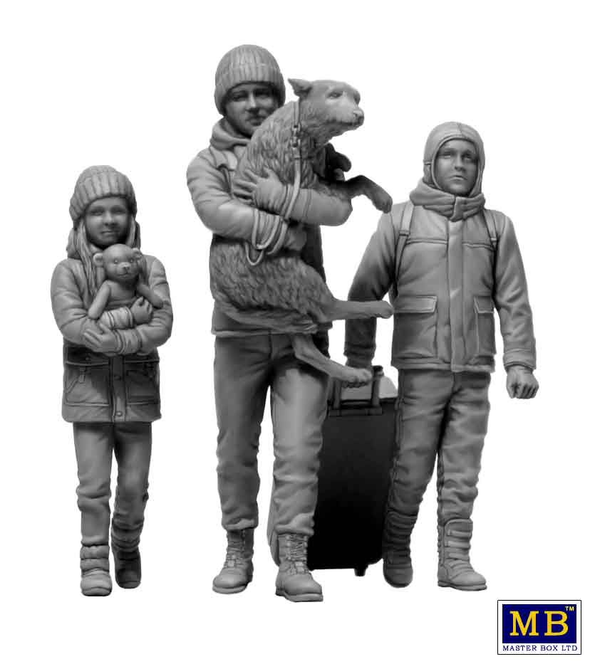 Master Box MAS35228 1:35 Refugees