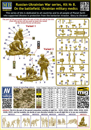 Master Box MAS35231 1:35 Russian-Ukrainian War series, Kit a"" 8