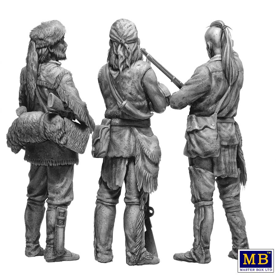 Master Box MAS35232 1:35 The Mohicans, Kit No.5, Indian War Series