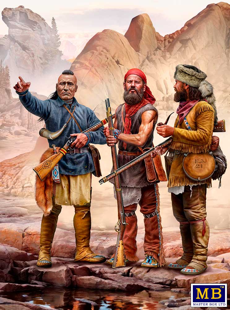 Master Box MAS35232 1:35 The Mohicans, Kit No.5, Indian War Series