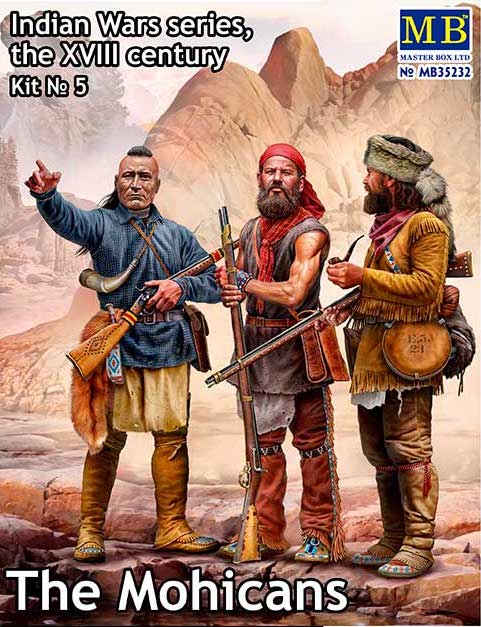 Master Box MAS35232 1:35 The Mohicans, Kit No.5, Indian War Series