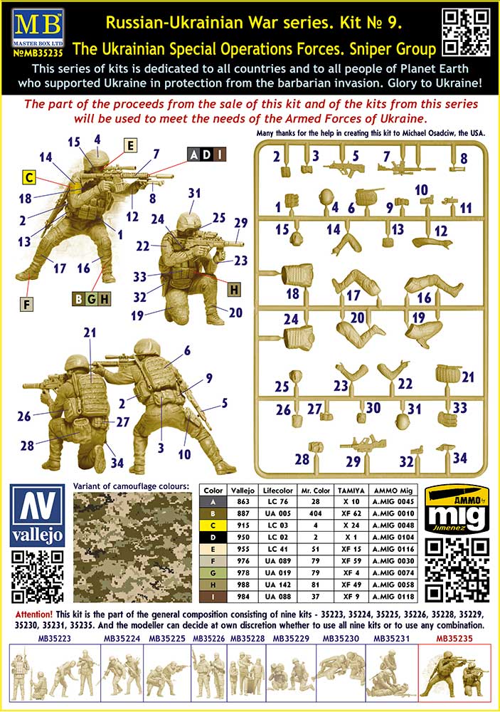 Master Box MAS35235 1:35 Special Operations Force