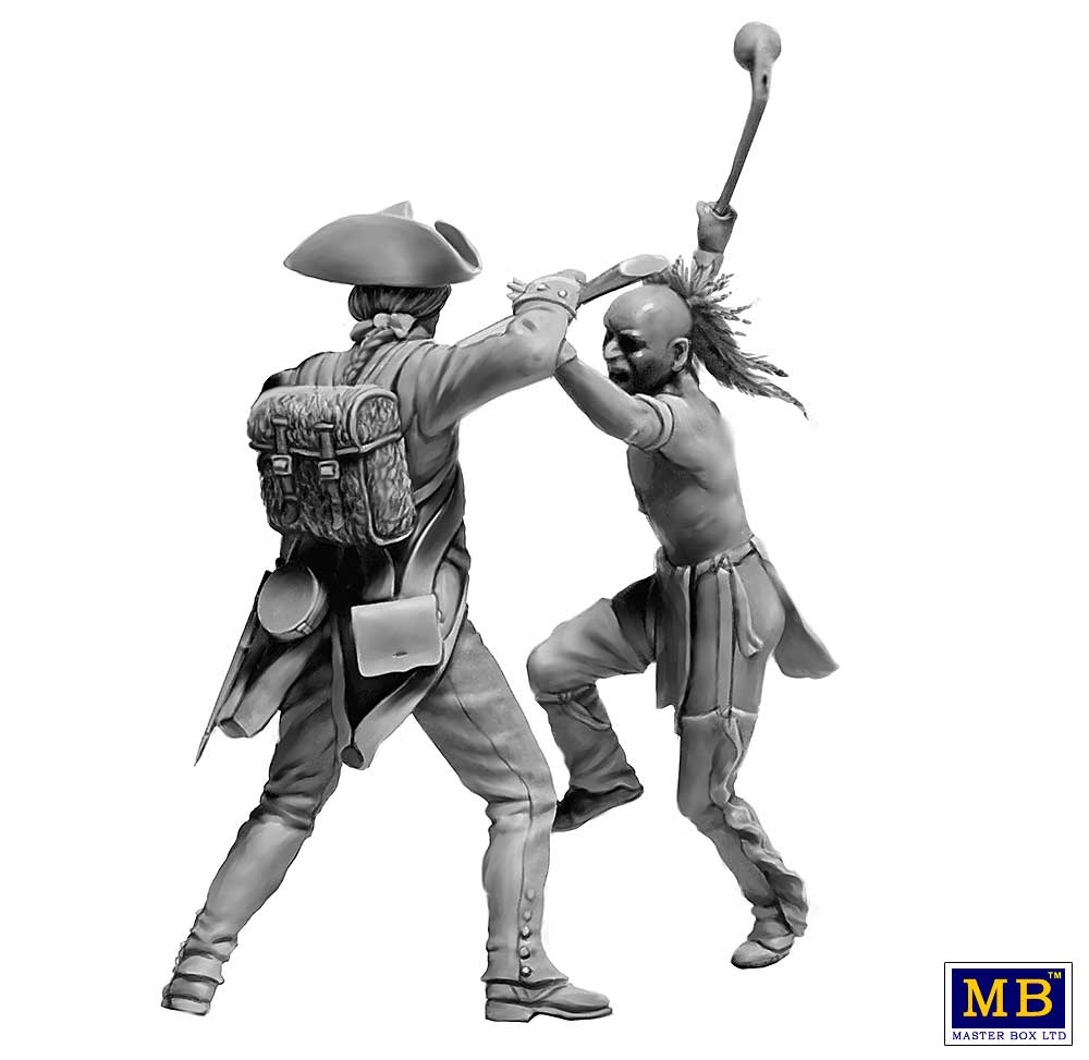 Master Box MAS35236 1:35 The Mohicans, Indian War Series, No.7"