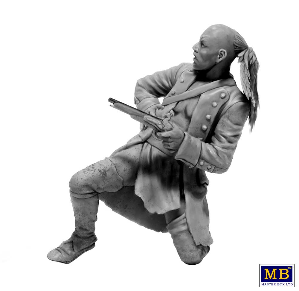 Master Box MAS35236 1:35 The Mohicans, Indian War Series, No.7"
