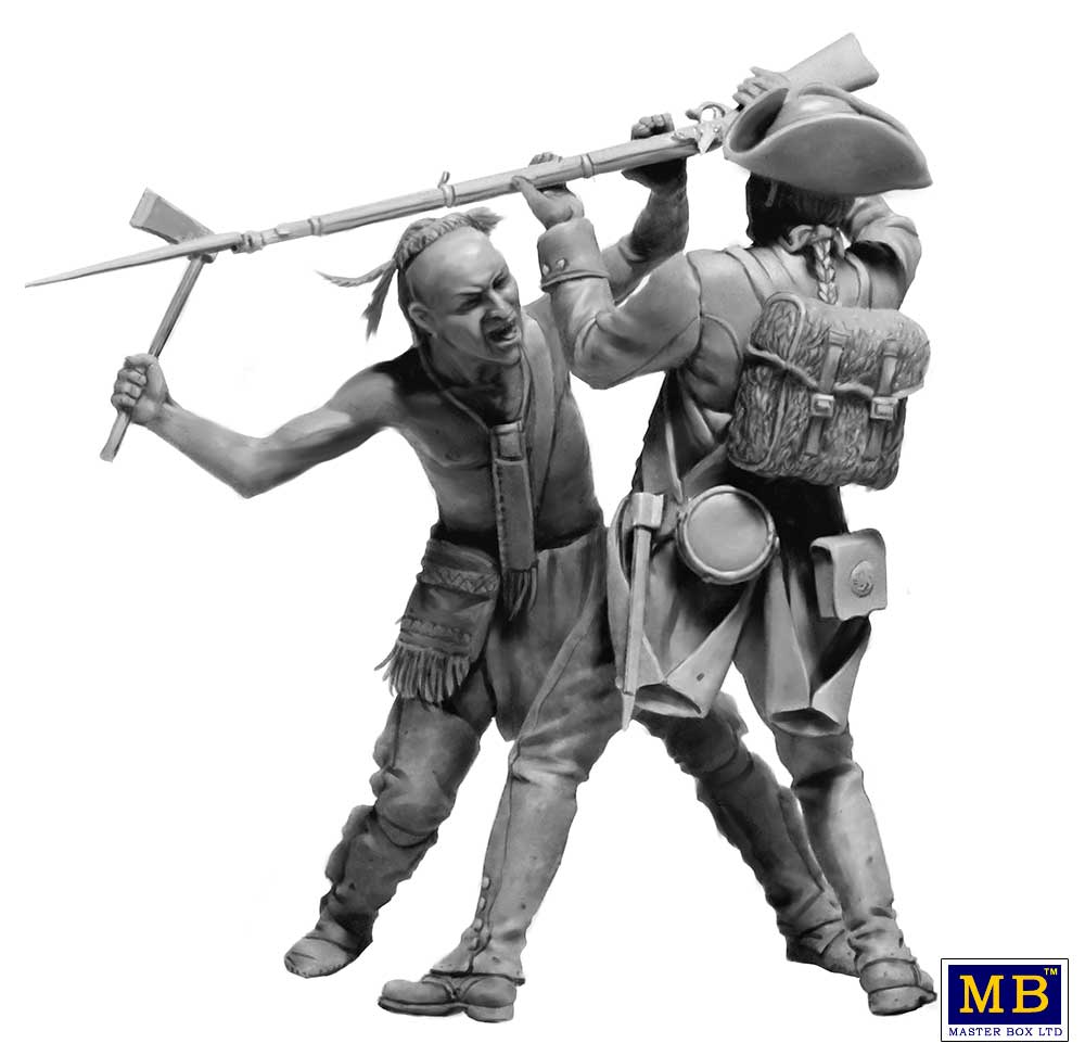 Master Box MAS35236 1:35 The Mohicans, Indian War Series, No.7"