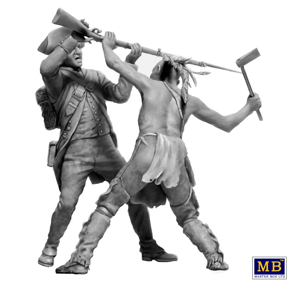 Master Box MAS35236 1:35 The Mohicans, Indian War Series, No.7"