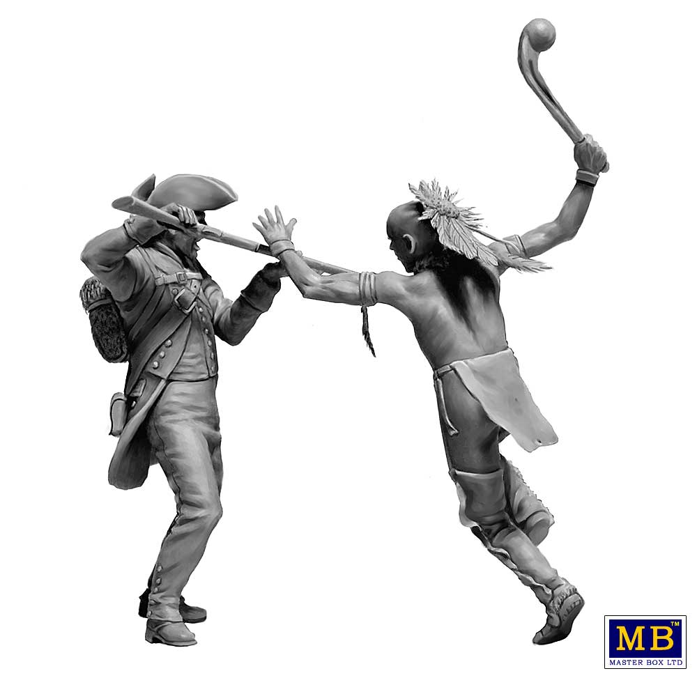Master Box MAS35236 1:35 The Mohicans, Indian War Series, No.7"