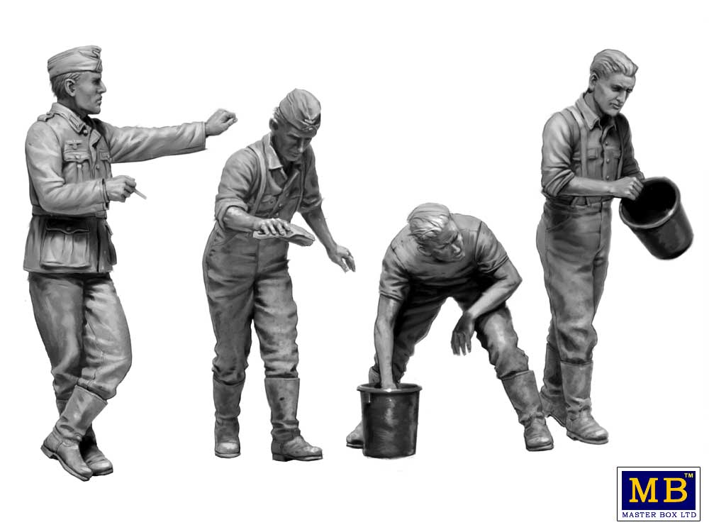 Master Box MAS35237 1:35 Schnelle Truppen, German Drivers WWII"