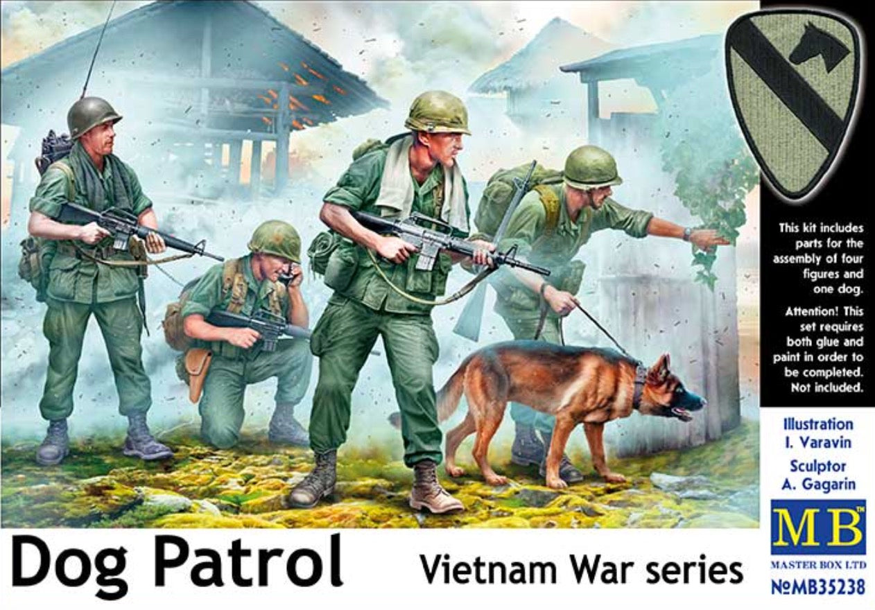 Master Box MAS35238 1:35 Dog Patrol, Vietnam War Series
