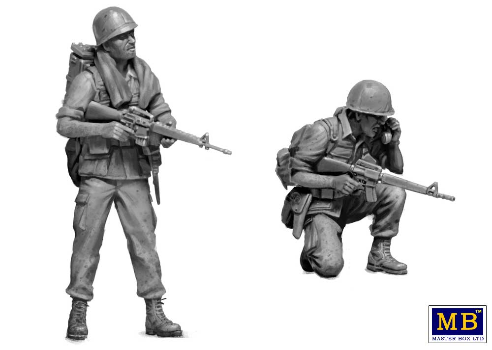 Master Box MAS35238 1:35 Dog Patrol, Vietnam War Series