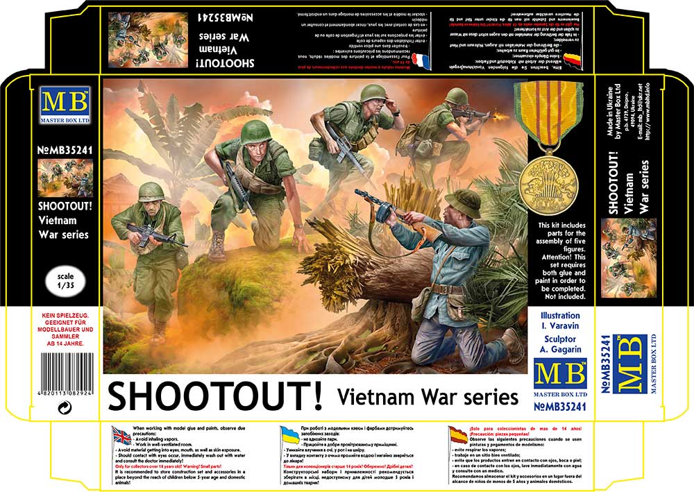 Master Box MAS35241 1:35 SHOOTOUT!, Vietnam War Series
