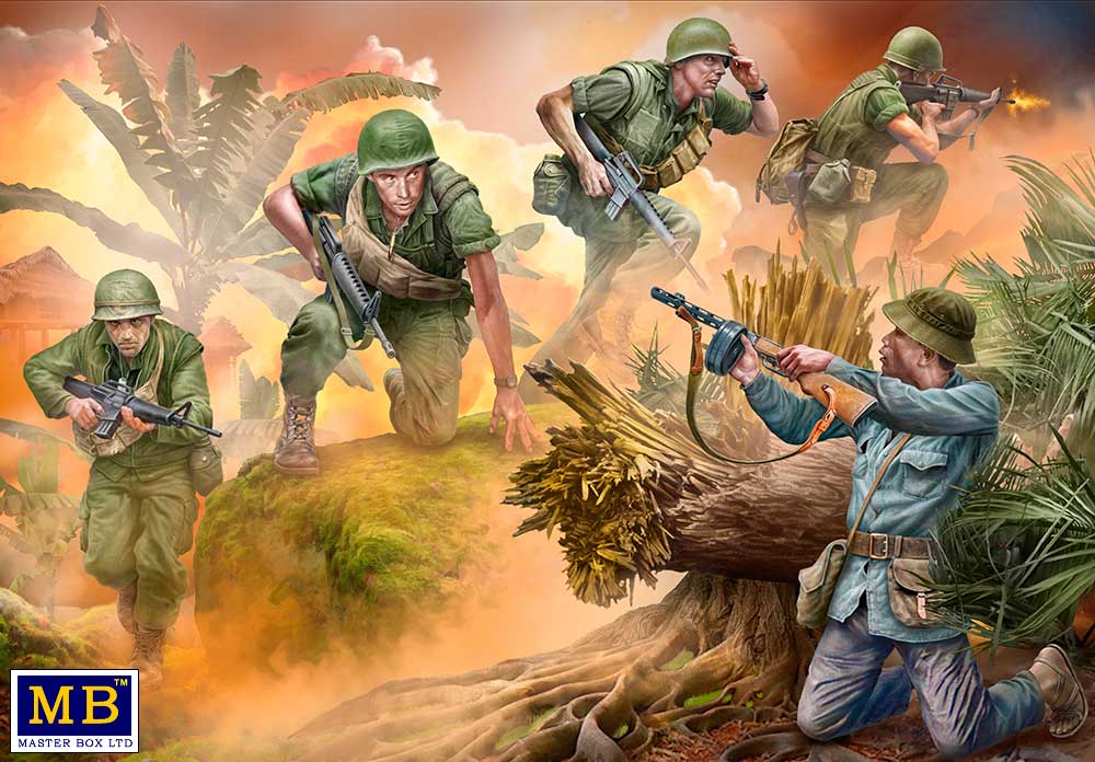 Master Box MAS35241 1:35 SHOOTOUT!, Vietnam War Series