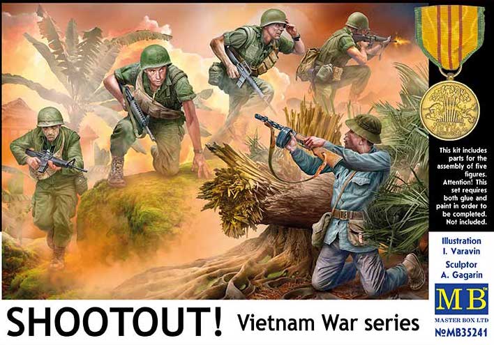 Master Box MAS35241 1:35 SHOOTOUT!, Vietnam War Series