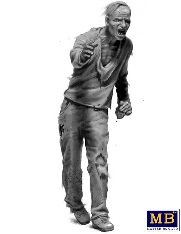Master Box MAS35242 1:35 Zombieland, Kit No. 2, Zombies