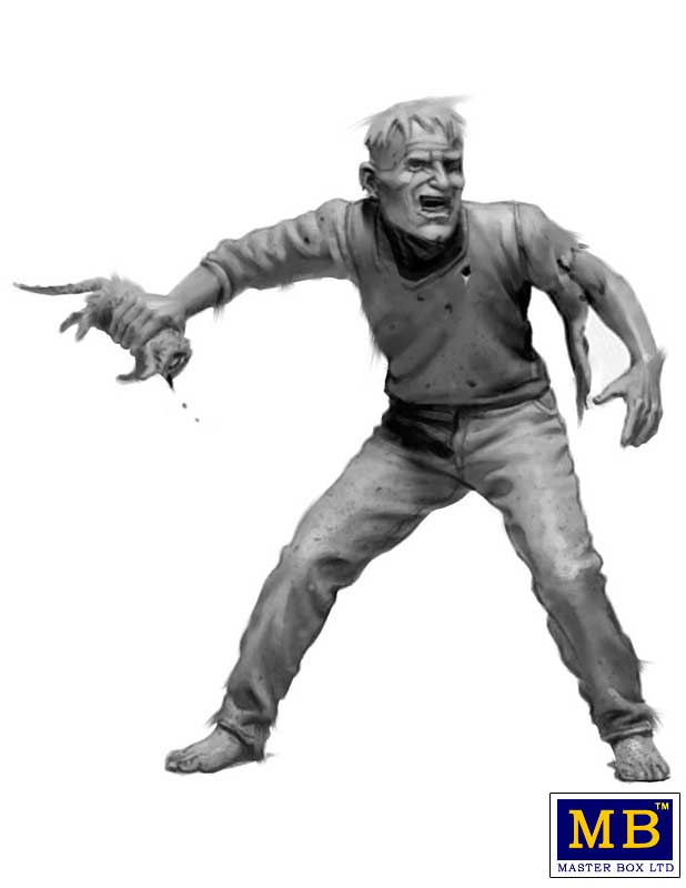 Master Box MAS35242 1:35 Zombieland, Kit No. 2, Zombies