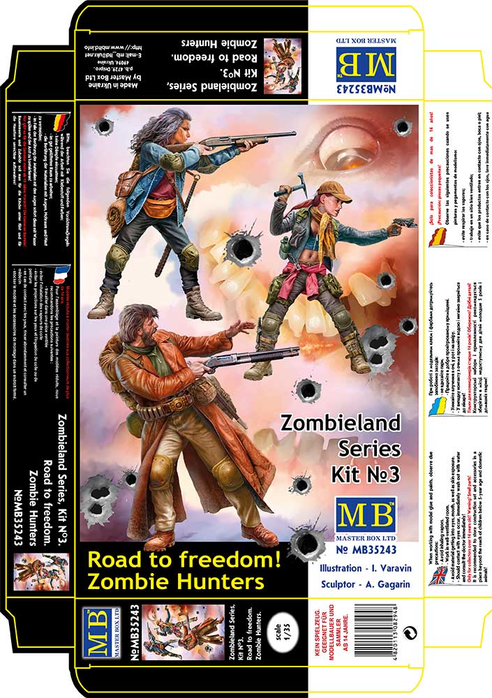 Master Box MAS35243 1:35 Zombieland, Kit No. 3