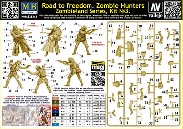 Master Box MAS35243 1:35 Zombieland, Kit No. 3