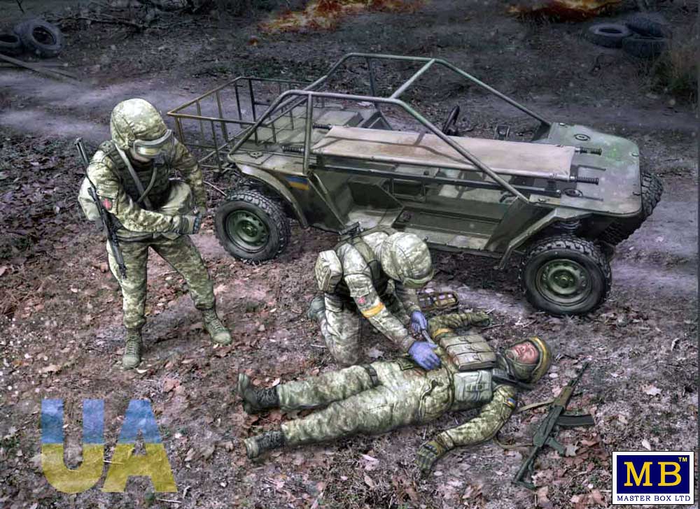 Master Box MAS35246 1:35 Mongoose, Ukraine Evacuation with Crew