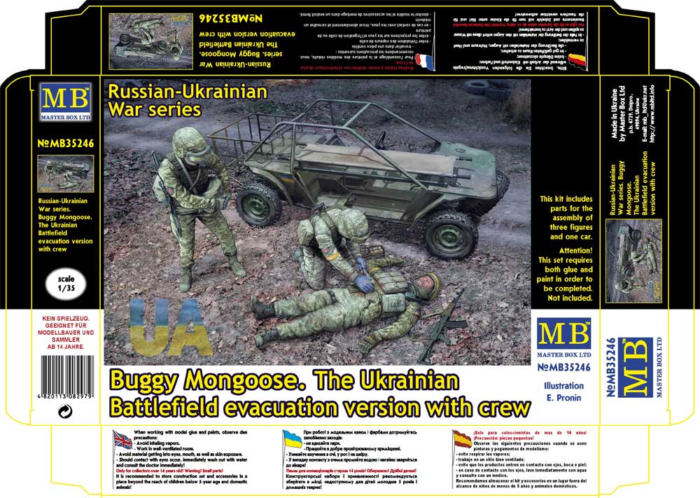 Master Box MAS35246 1:35 Mongoose, Ukraine Evacuation with Crew