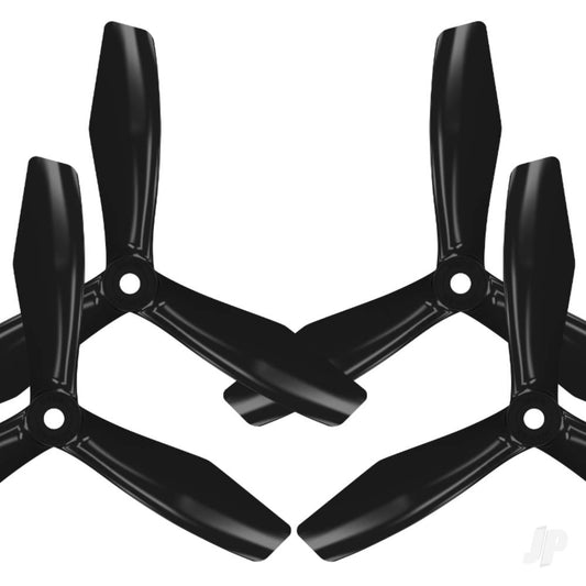Master Airscrew 5x4.5 BN 3-Blade FPV Propeller Set x4 Black 3N05X45SB4