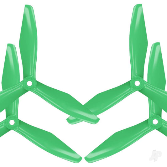 Master Airscrew 5x4.5 RS 3-Blade FPV Propeller Set x4 Green 3R05X45SG4