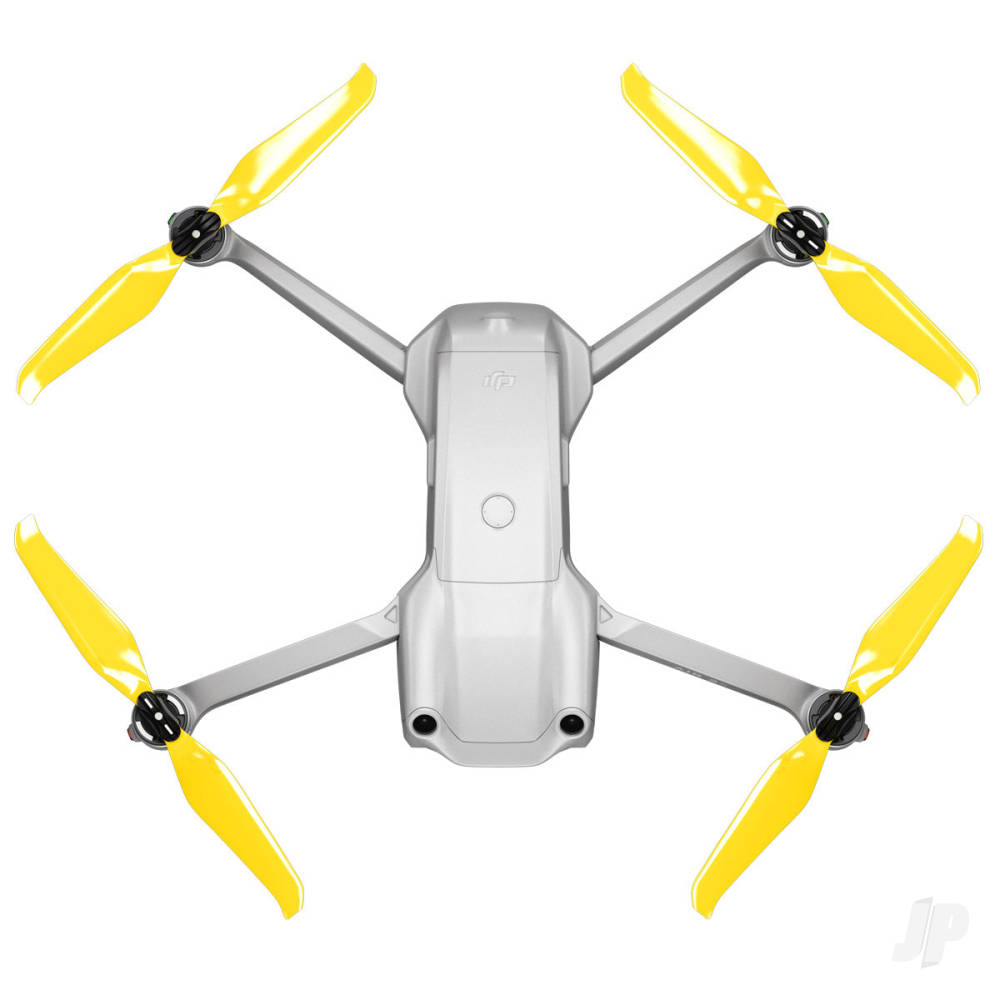 Master Airscrew 7.2x3.8 STEALTH Multirotor Folding Propeller Set x4 Yellow for DJI Air 2S A2S7238FY4