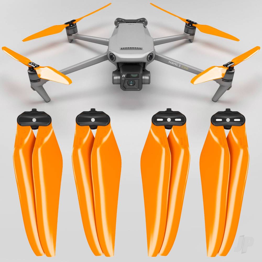 Master Airscrew 9.4x5.3 STEALTH Multirotor Folding Propeller Set x4 Orange for DJI Mavic 3 M3S9453FO4