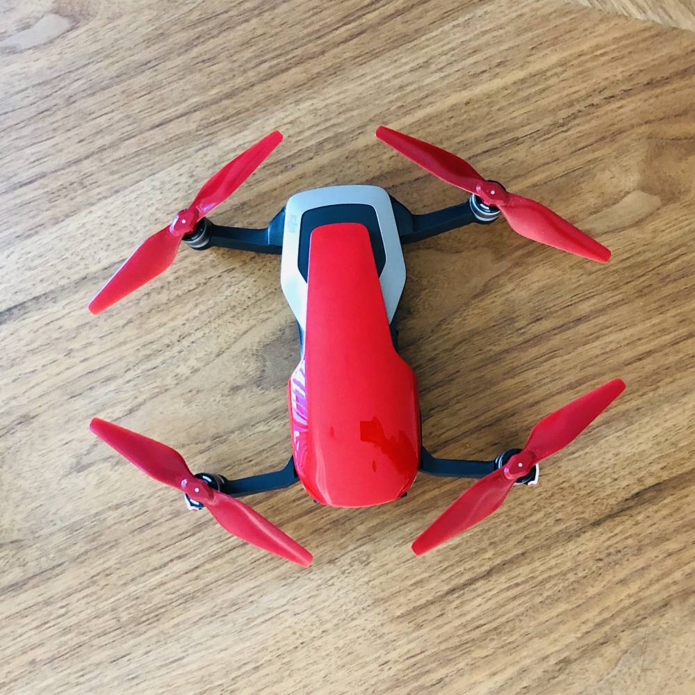 Master Airscrew 5.3x3.3 STEALTH Multirotor Propeller Set, 4x Red for DJI Mavic Air MC05333SR4
