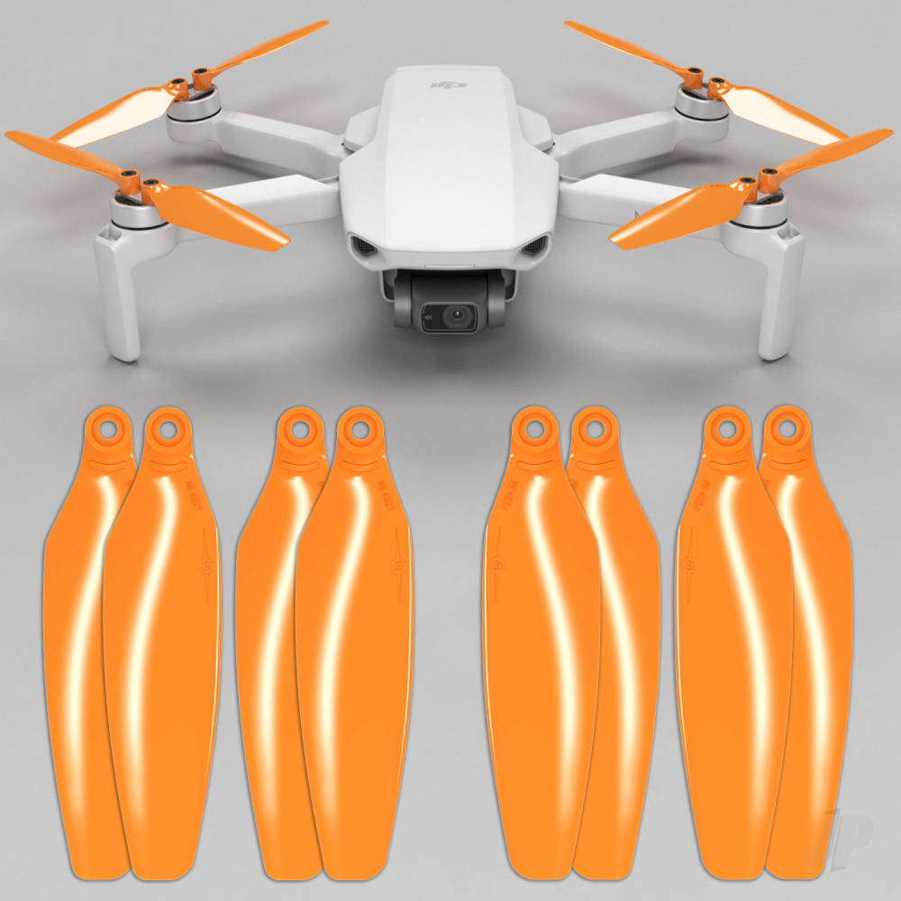 Master Airscrew STEALTH Multirotor Propeller Set x4 Orange for DJI Mini 2 / SE MI24121FO4