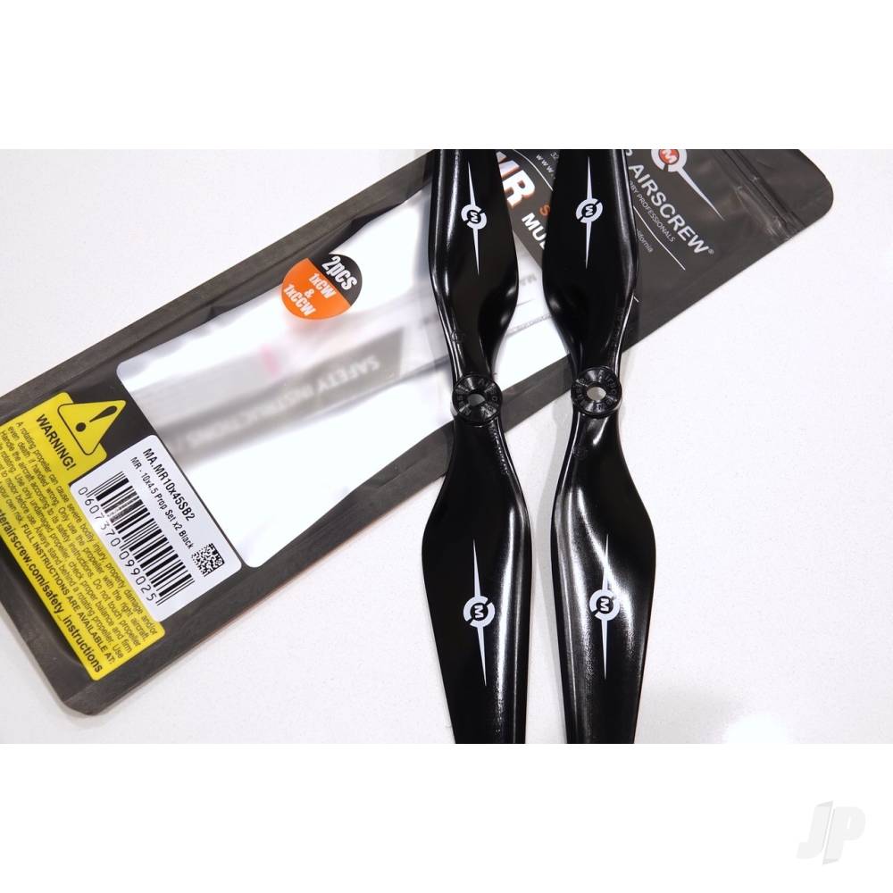 Master Airscrew 8x4.5 Multirotor Propeller Set 2x Black MR08X45SB2