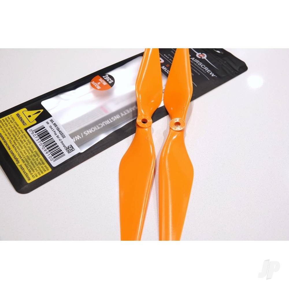 Master Airscrew 10x4.5 Multirotor Propeller Set 2x Orange MR10X45SO2