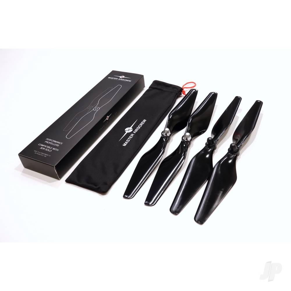 Master Airscrew 10x4.5 3-Blade Multirotor Propeller Set x4 Red for 3DR SOLO SL10X45CR4