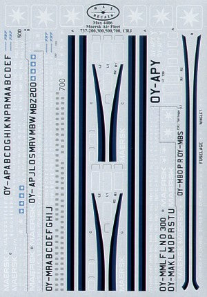Max MAX4406 1:144 Maersk Air Fleet