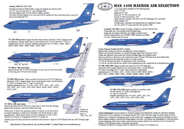 Max MAX4406 1:144 Maersk Air Fleet