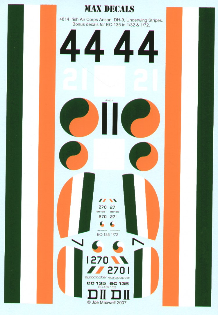 Max MAX4814 1:48 Irish Air Corps Selection