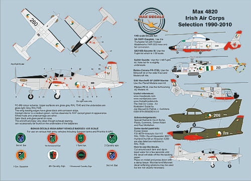 Max MAX4820 1:48 Irish Air Corps 1990-2010